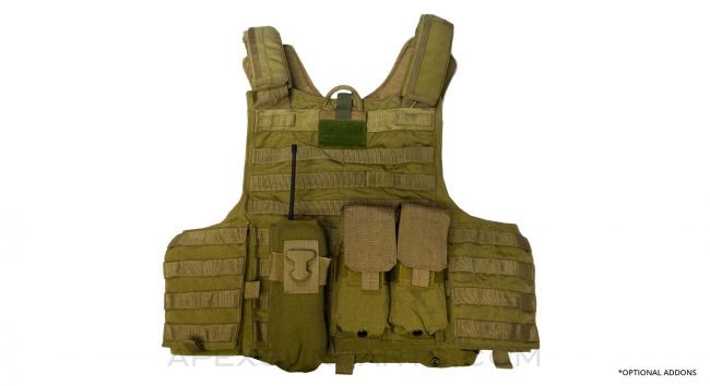 CIRAS Plate Carrier Set, Coyote - Large