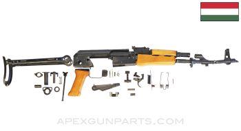 Hungarian AK-63D AMMS Under Folder Parts Kit, w/ Wood Grip, 7.62x39, *Very Good*