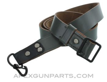 Romanian AK-47 Leather Sling, Gray, *Excellent*