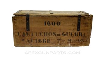 South American Contract Ammo Crate, Wood, 7x57 Mauser *Fair*