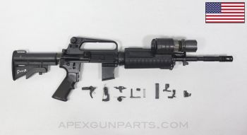 Colt Carbine Model 727 Parts Kit, 14.5&quot; Barrel, w/ Surefire Light Handguard, Full-Auto, .223/5.56 *Good*