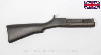 British Lanchester SMG Project Stock, 22.5", Stripped w/ Takedown Lever Assembly *Fair* 