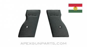 FEG AP-MBP Pistol Grip Set, Type 2, Black Bakelite, Hungarian, 7.65mm *Very Good*