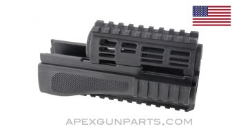 AK-47 Quad Rail Handguard Set, Black Polymer, 922(r) Compliant, *NOS*