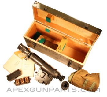 Night Vision NSP-3 Scope w/ Wooden Transit Case & Acc., *Very Good*, Sold *As Is*