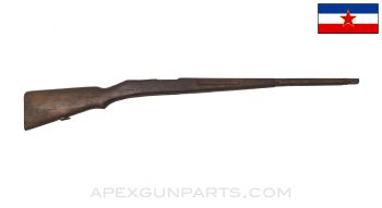 Yugoslavian M95 Mannlicher "Puska" Rifle Stock, 40.5", No Side Sling Swivel, Cracked/Repaired, Wood *Fair*