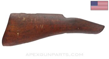 Thompson M1928A1 Buttstock, Wood, Stripped, w/ Reinforce Screw, Modified Top Sling Swivel Point *Good* 
