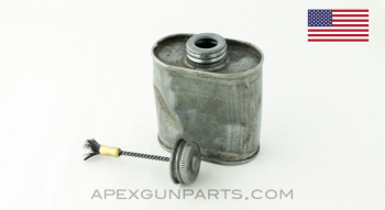 Small Arms Oil Bottle, WW2, Tin *Fair*
