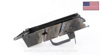 AK-47 / AKM Trigger Guard Assembly, w/ Rear Trunnion & Scope Rail, Demilled Receiver, US Made *Unused*