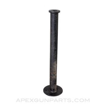 Machine Gun Pedestal, Drilled for Base Plate, Designed for Large Cradle, Black Painted Steel *Very Good* 