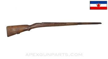 Yugoslavian M95 Mannlicher "Puska" Rifle Stock, 40.5", BT3 Marked, Wood *Good*