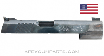 Colt MKIV Series 70, Gold Cup National Match Slide Assembly, .45 ACP, *Good w/Rust Stains* 