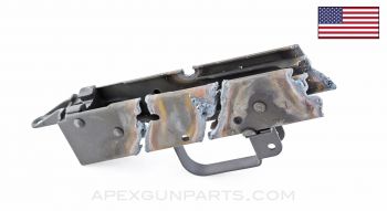 AK-47 / AKM Trigger Guard, w/ Rear Trunnion & Side Scope Rail, Demilled Receiver, US Made *Unused*