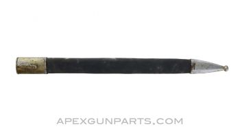 Brazilian 1908 Mauser Leather Bayonet Scabbard, Aprox. 18 Inch Long *Good* 