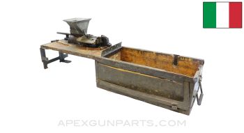 Breda M37 Strip Loader Machine w/ Install Tool, Wood Box, 8MM *Fair*