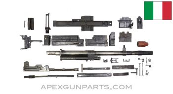 Breda M37 LMG Parts Kit, w/ Intact Barrel and Cut Receiver Pieces, Incomplete Spade Grip,  8X57mm *Good* 