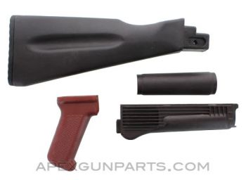 Bulgarian AK-74 Stock Set, Polymer, Plum *Very Good*