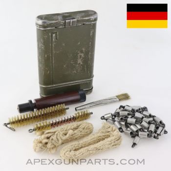 German Mauser K98 Cleaning Kit with Oil Bottle, Complete *Good*
