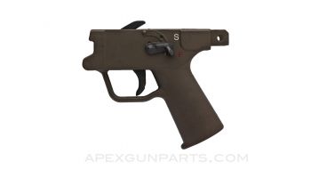 Cetme Model C/ C308 Semi-Auto Grip Housing Assembly, Complete, Olive Coated Polymer *Good* US Made Compliant Part
