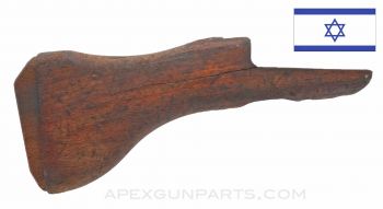 UZI Wood Buttstock, Stripped, Cracked, Sold *AS IS*