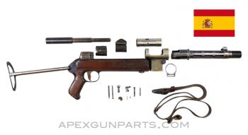 Star Z-45 Parts Kit ,8" Barrel, Folding Stock, 9x23mm, *Very Good*