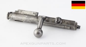 German Gewehr (Kar) 1871 Carbine Single Shot Rifle Bolt Assembly, Numbers Matching, 11.15x60R (.43 Mauser) *Good*