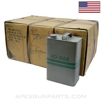M1 HD (Mustard) Gas Chemical Container Landmine, Non-Persistent, 1 Gallon, Box of 10+1, *NIB*