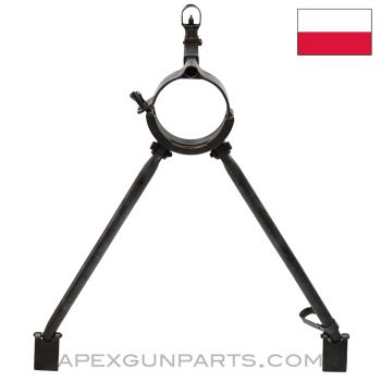 Polish DTM Bipod / Ground Adapter, With Sight, Steel *Very Good* 