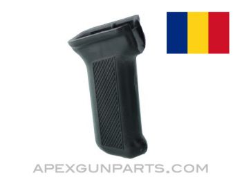 Romanian AKM Polymer Pistol Grip, Black, 7.62x39, *NEW*
