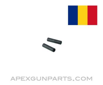 Romanian AKM Front Sight Block / Gas Block Pins (fits both), Set of 2, 7.62x39, *NEW* 