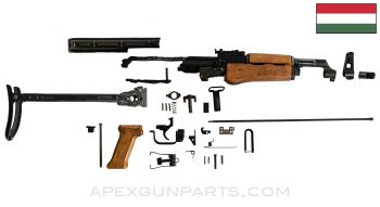 Hungarian AK-63D AMMS Under Folder Parts Kit w/Wood Grip, 7.62x39 *Good* ONE-OFF