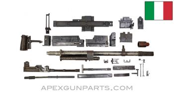 Breda M37 LMG Parts Kit, w/ Intact Barrel and Cut Receiver Pieces, Bent Spade Grips, 8X57mm *Fair* 