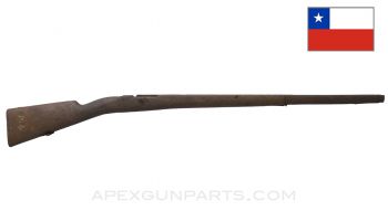 Chilean M93 / M95 Mauser Stock, 44.5", Stripped, Small Ring, Wood *Fair*  Sold *As Is* 