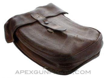 VZ-58 Four Magazine Divided Pouch, Leather *Good* 