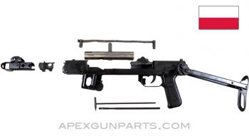 PPs-43 Parts Kit with Trunnion and Top Folder Stock, Type 1 Demil, Cleaning Rod, Polish, 7.62X25 *Very Good* 