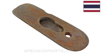 Siamese Type 45/66 Mauser Buttplate w/ Trap Door *Fair*