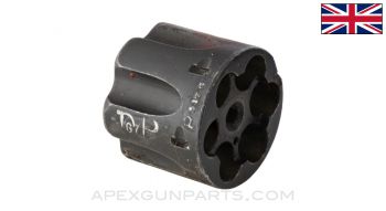 Enfield #2 MK1 Revolver Cylinder, DP Marked, Stripped, .38 S&W *Fair*