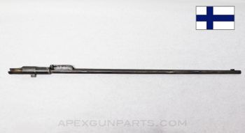 1891 Mosin Nagant Rifle Barrel, 31", w/ Rear Sight Assembly, Finnish Valmet, 7.62X54R *Good* 