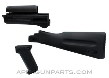 Bulgarian AK-74 Stock Set, Polymer, Black *Very Good* 