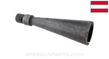 Schwarzlose M1907 / 12 Flash Hider Cone, w / Threaded Insert *Good* 