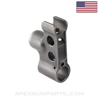 AK-47 / AKM Combination Front Sight & Gas Block, In The White, US Made, *NEW*