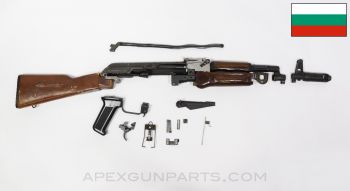 Bulgarian / Romanian AK-74 Hybrid Parts Kit, Wood Stock Set, Semi-Auto, 5.45x39, *Good*