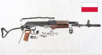 Polish Tantal WZ.88 AK-74 Parts Kit, Side Folding, 5.45X39 *Very Good* 