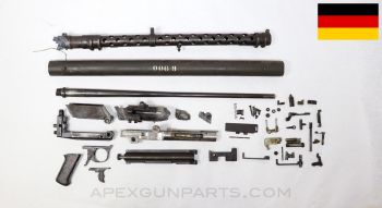 MG-13 Parts Kit w/ Barrel & Carrier, No Stock or Bipod, Marred Grip & Trigger Housing, Waffen Marked, 7.92x57 *Fair*