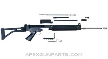 Rhodesian PARA FAL Rifle Parts Kit, 21" Barrel, Folding Stock, 7.62X51 NATO, *Good*
