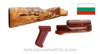 Bulgarian AK-74 Stock Set, Battlefield Pickup, Sold *As Is*