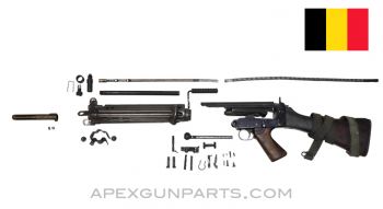BGS FAL Parts Kit with Type B Wood Stock, Non-Matching, Belgian, 7.62X51, *Good* 
