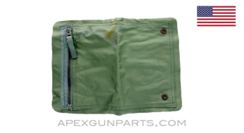 U.S. Air Force Accessory Pouch, Sew-On, 6"x4" Nylon with Drain Holes, *Good*