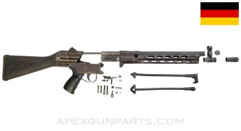 Pre-G3 / HK M/61 Rifle Parts Kit, Early Flash Hider, Stamped Hand Guards, Bi-pod, 7.62 NATO / .308 *Fair*