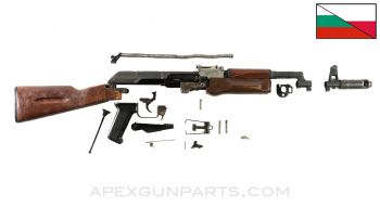 Bulgarian AK-74 Hybrid Parts Kit, Wood Stock Set, 5.45X39mm *Good*